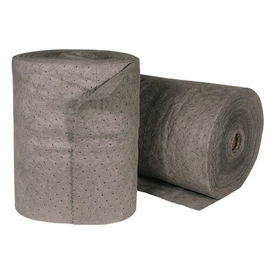 15" WIDE X 150' LONG UNIVERSAL SORBENT MAT MEDIUM WEIGHT 2-ROLL PACK