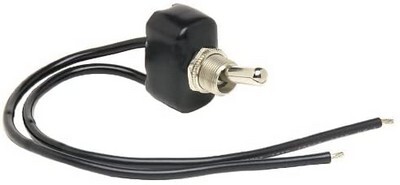 COLE HERSEE 5582-10 S.P.S.T. ON-OFF MOISTURE RESISTANT TOGGLE SWITCH 25A, 12V
