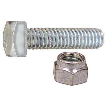 5/16-18 X 1-1/4" BATTERY BOLT & COLLARED NUT ZINC PLATED