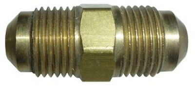 1/4" TUBE SIZE 45* FLARE UNION BRASS FITTING (42-4)