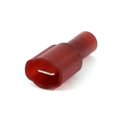 RED 20-18 GUAGE NYLON FULLY INSULATED .250" BLADE MALE