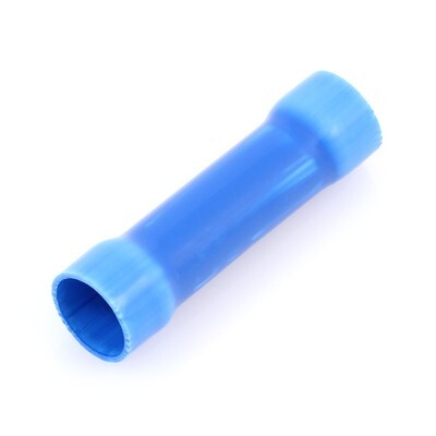 BLUE 6 GAUGE NYLON BUTT CONNECTOR