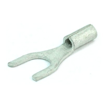 16-14 GAUGE UNINSULATED CONNECTOR WITH #8 SPADE