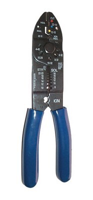 MULTI-PURPOSE HAND TOOL-CRIMPS,CUTS, AND STRIPS