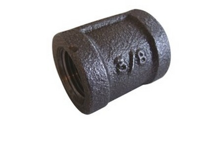 1/2" N.P.T. PIPE COUPLING BLACK IRON PIPE FITTING SCHEDULE 40