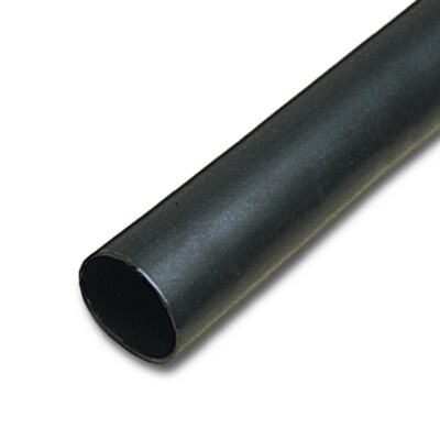 3/4" X 4' BLACK FLEXIBLE ADHESIVE-LINED HEAT SHRINK TUBING