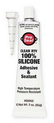 CLEAR PRO SEAL RTV SILICONE 3 OUNCE TUBE