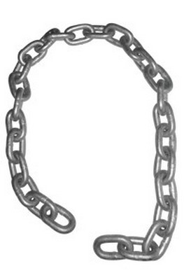 3/8" GRADE 43 HIGH TEST CHAIN HOT DIPPED GALVANIZED