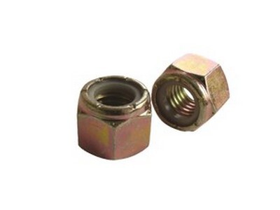 5/8-11 NYLON INSERT LOCKING NUT GRADE C YELLOW ZINC PLATED