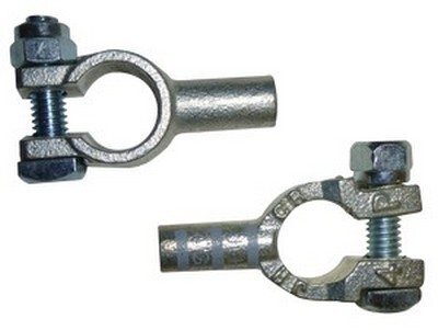 STRAIGHT 4 GAUGE POSITIVE HEAVY DUTY BATTERY CONNECTOR TIN PLATED