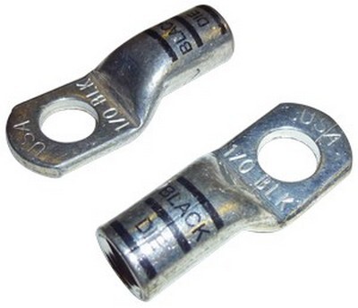 2-1 GAUGE WITH 3/8" HOLE SIZE HEAVY DUTY LUG TIN PLATED