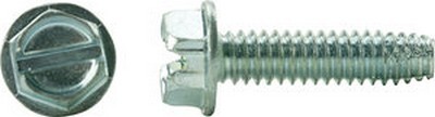 1/4-20 X 3/8" INDENTED HEX WASHER HEAD THREAD CUTTING SCREW TYPE "F" ZINC PLATED
