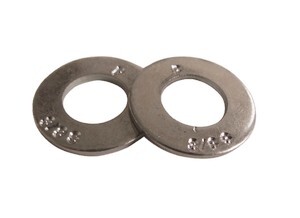 3/8" SAE FLAT WASHER LOW CARBON ZINC PLATED USA MADE