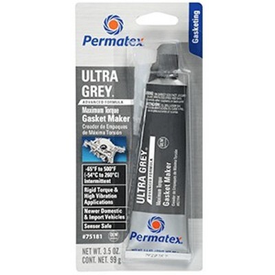 PERMATEX ULTRA GRAY SILICONE 3.5 OUNCE TUBE