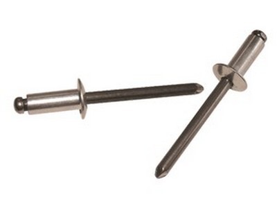 3/16" X .500" MAX GRIP PLATED STEEL BUTTONHEAD KILK-FAST BLIND RIVET SB6-8