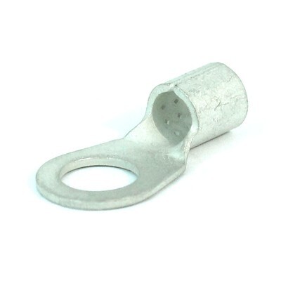 1/0 GAUGE UNINSULATED TIN PLATED CONNECTOR WITH 3/8" RING