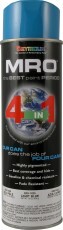 FLAT BLACK "MRO" HIGH SOLIDS INDUSTRIAL PAINT 20 OZ. CAN