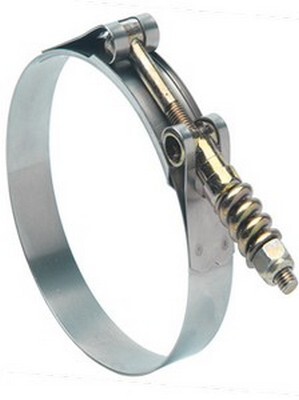 IDEAL 4.062"-4.38" STANDARD DUTY FLEX SEAL T-BOLT CLAMP WITH SPRING