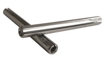 1/2" X 1-1/2" SLOTTED SPRING(ROLLED) PIN ZINC PLATED