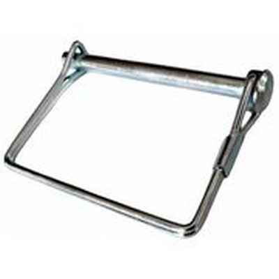 1/4" X 2-1/2" SQUARE DOUBLE WIRE SNAPPER LOCK PIN ZINC PLATED
