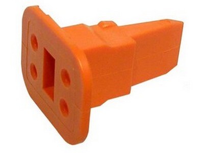 W4S-ZZ 4-CAVITY WEDGE LOCK SOCKET SIDE