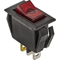 ILLUMINATED ROCKER SWITCH RED