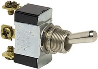 COLE HERSEE 55021-07 MOMENTARY ON-OFF-ON MOISTURE RESISTANT TOGGLE SWITCH 25A, 12V