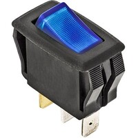 ILLUMINATED ROCKER SWITCH-BLUE