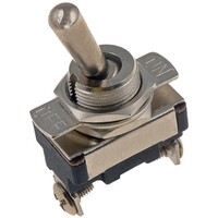 S.P.S.T. ON-OFF TOGGLE SWITCH WITH 2 SCREW TERMINALS 15A, 125V