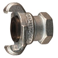 3/4" N.P.T. FEMALE CHICAGO/UNIVERSAL COUPLING STEEL ZINC PLATED
