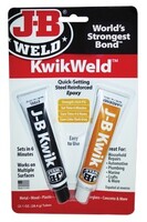 JB WELD KWIK WELD 4 MINUTE SET-UP 2-PART 2 - 3 OUNCE TUBES