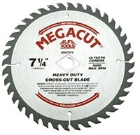 7-1/4" HEAVY-DUTY CIRCULAR SAW BLADE WITH 24 TUNGSTEN CARBIDE TEETH