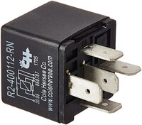 COLE HERSEE RC-400112-NN GENERAL PURPOSE RELAY 12V, 40A, 5-BLADE