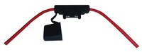 IN-LINE MAXIMIZE BLADE FUSE HOLDER WITH COVER 8 GAUGE WIRE
