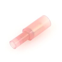 RED 20-18 GUAGE VINYL INSULATED .157" FEMALE BULLET CONNECTOR