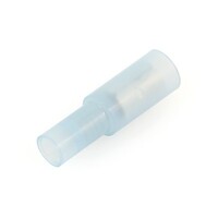 BLUE 16-14 GUAGE VINYL .157" FEMALE BULLET CONNECTOR