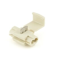 WHITE VINYL SCOTCH LOCK SPLICE 18-14 GUAGE