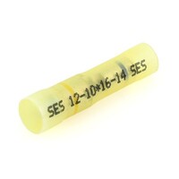 YELLOW 12-10 TO 16-14 GUAGE VINYL INSULATED STEP-DOWN BUTT CONNECTOR