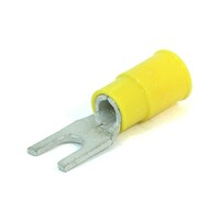 YELLOW 12-10 GAUGE NYLON CONNECTOR WITH #6 SPADE