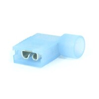 BLUE 16-14 GAUGE NYLON FULLY INSULATED FEMALE FLAG CONNECTOR