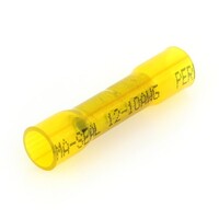 YELLOW 12-10 GUAGE PERMA-SEAL HEAT SHRINK BUTT CONNECTOR