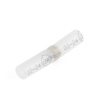 CLEAR 24-22 GAUGE SEALER SOLDER HEAT SHRINK BUTT CONNECTOR