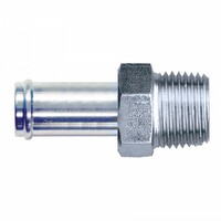 1-1/4" TUBE X 1" N.P.T. MALE STRAIGHT BARBED HOSE BIB FITTING STEEL