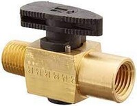 1/4" N.P.T. MALE TO FEMALE 1/4-TURN SHUT-OFF VALVE PARKER(PV608-4)