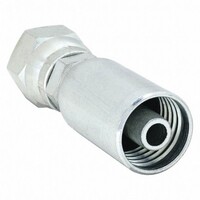 EATON 1/4" HOSE X 9/16-18 FEMALE SWIVEL CRIMPED STYLE END FITTING STEEL(04U-606)