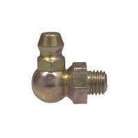 1/8" PIPE THREAD X 90* GREASE FITTING WITH BALL CHECK ZINC PLATED