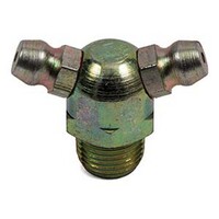 1/8" N.P.T. DUAL-NIPPLE GREASE FITTING WITH BALL CHECK ZINC PLATED