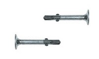#10-24 X 1-7/16" PHILIPS WAFER HEAD SELF-DRILLING SCREW WITH WINGS ZINC PLATED