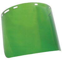 REPLACEMENT SAFETY LENS GREEN FOR SAFETY SHIELD HEAD GEAR