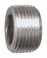 3/4" N.P.T. COUNTERSUNK HEX PIPE PLUG STEEL ZINC PLATED